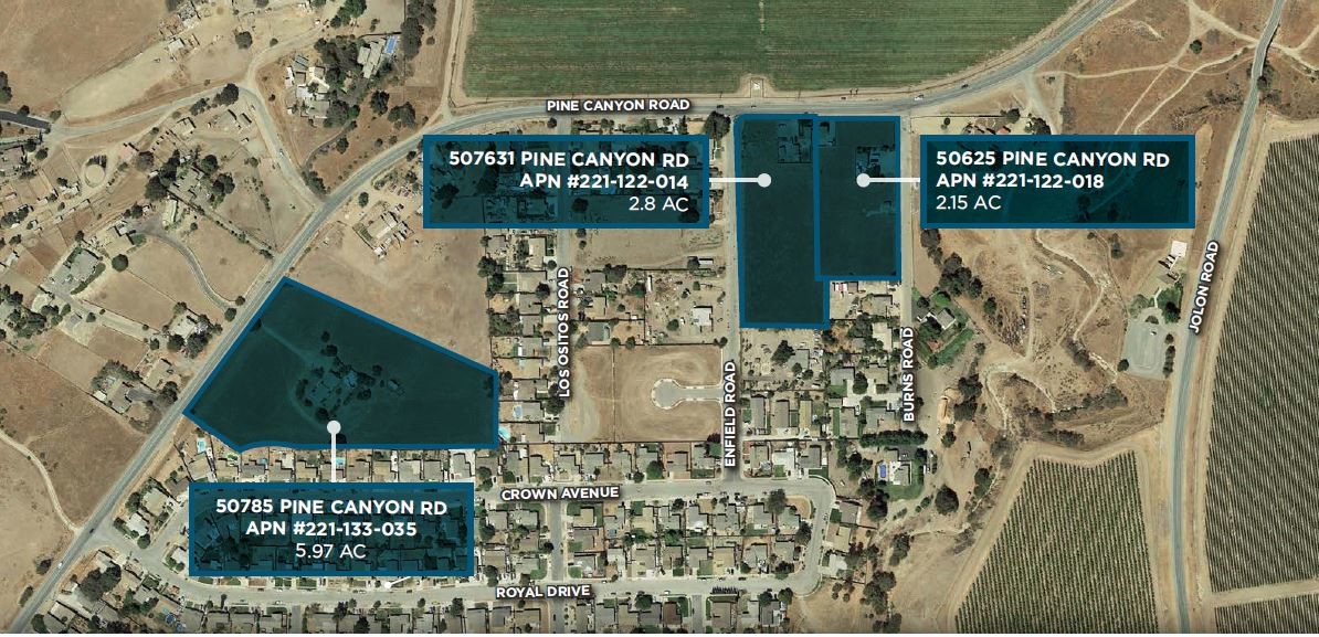 Pine Canyon Rd Monterey County, King City, CA for sale Site Plan- Image 1 of 2