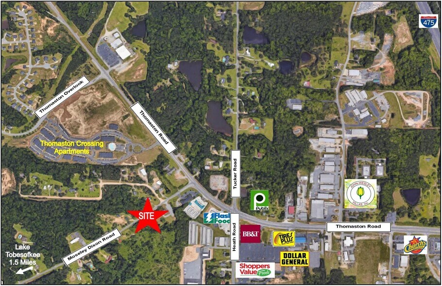 5802 Moseley Dixon Rd, Macon-Bibb, GA à vendre - Photo du bâtiment - Image 2 de 3