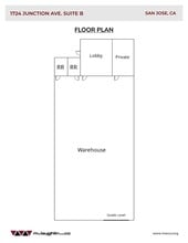 1724 Junction Ave, San Jose, CA à louer Plan de site- Image 1 de 2
