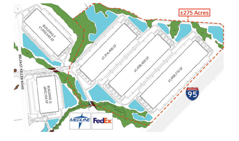 0 Belfast Keller Rd, Richmond Hill, GA for lease - Site Plan - Image 1 of 2