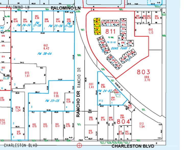 801 S Rancho Dr, Las Vegas, NV à louer - Plan cadastral - Image 2 de 21