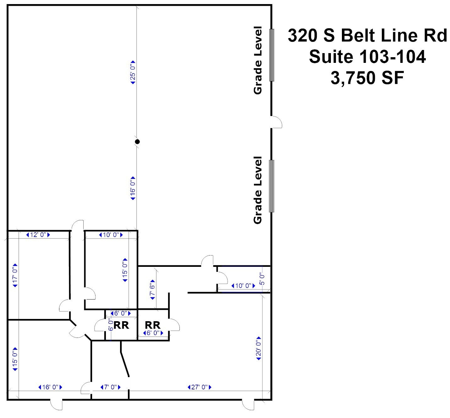 350 S Belt Line Rd, Irving, TX for lease Floor Plan- Image 1 of 1