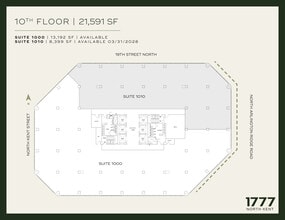 1777 N Kent St, Arlington, VA for lease Floor Plan- Image 1 of 1