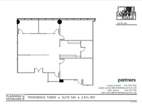 3475 Piedmont Rd NE, Atlanta, GA à louer Plan d’étage- Image 2 de 2