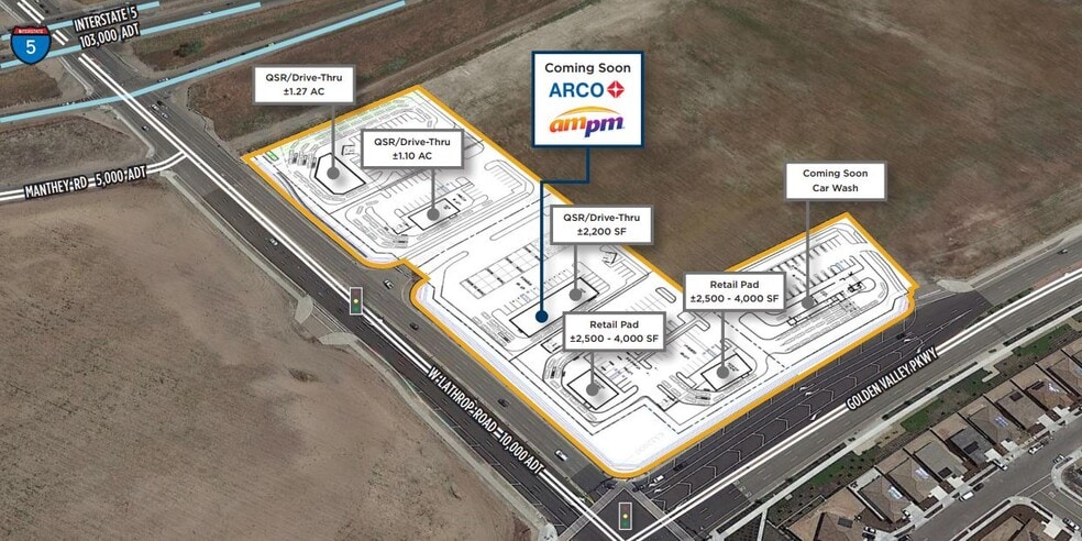 529 Lathrop Rd, Lathrop, CA for lease - Site Plan - Image 1 of 3