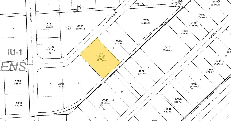 1170-1180 NW 163rd Dr, Miami, FL à louer - Plan cadastral - Image 3 de 3
