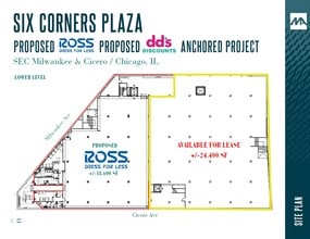 3970-3982 N Milwaukee Ave, Chicago, IL for lease Site Plan- Image 1 of 2