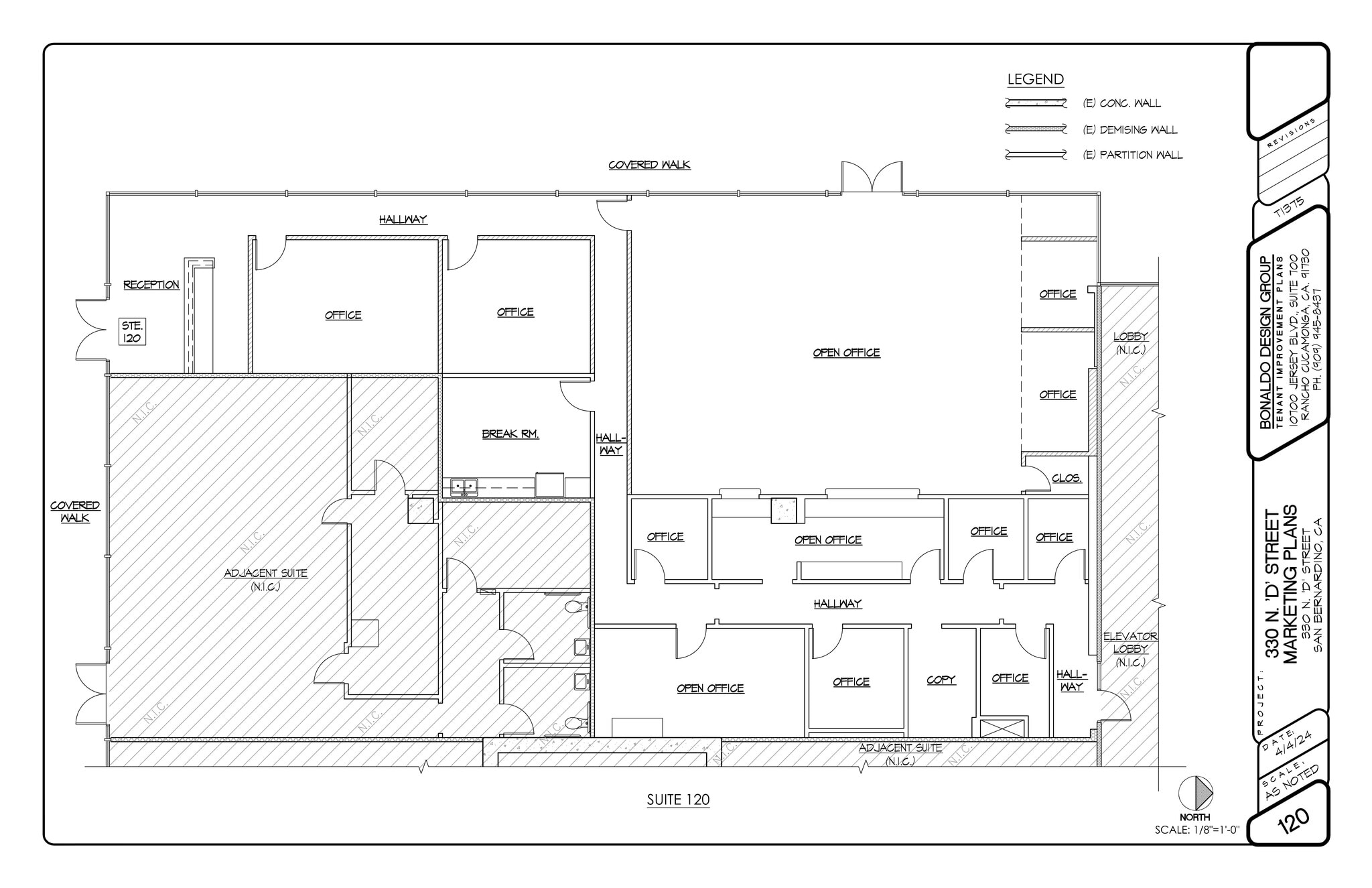 330 N D St, San Bernardino, CA à louer Plan de site- Image 1 de 1
