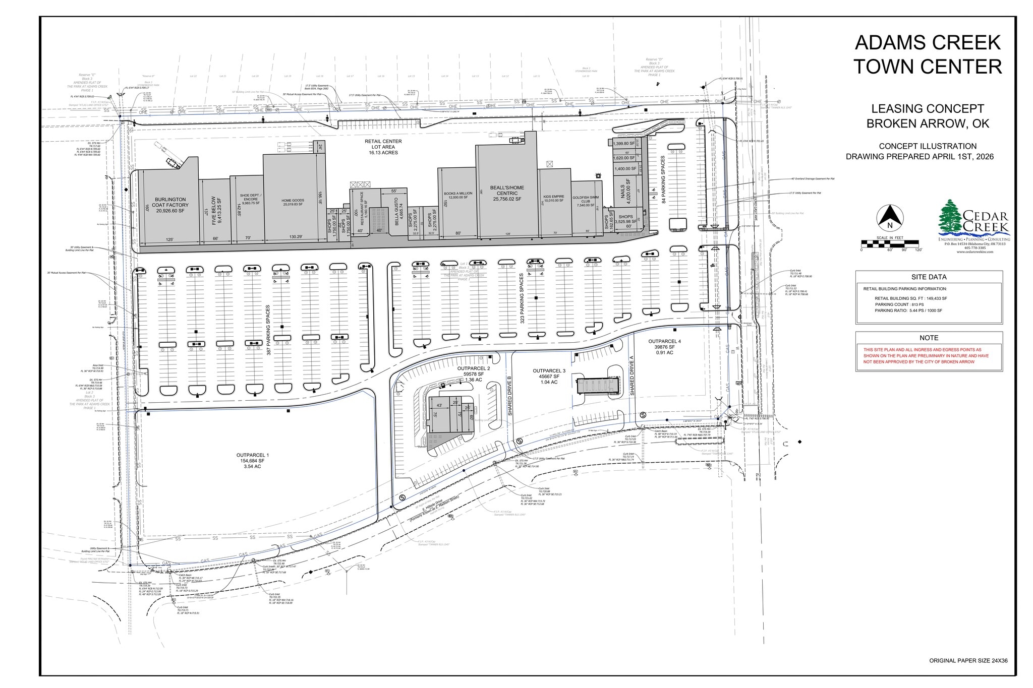 2300 E Hillside Dr, Broken Arrow, OK à louer Plan de site- Image 1 de 1