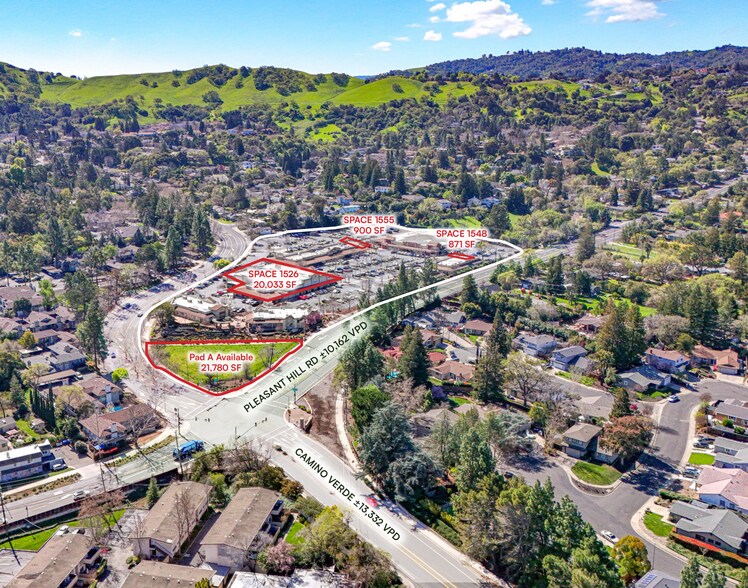 1514-1600 Palos Verdes Mall, Walnut Creek, CA à louer - Photo du bâtiment - Image 2 de 5