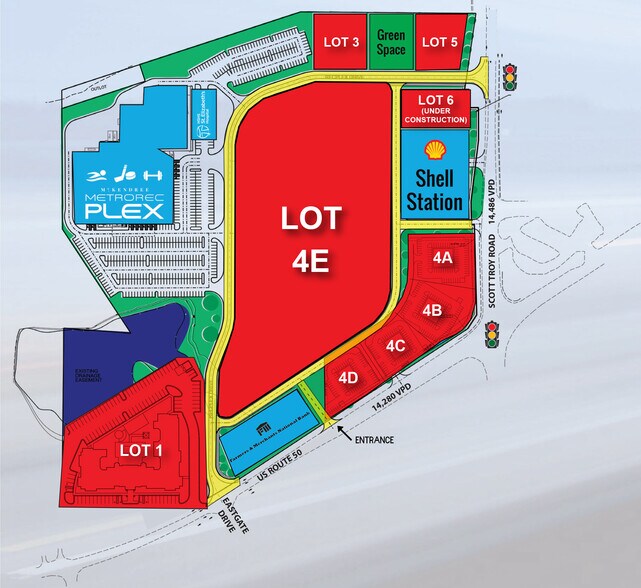 207 Scott Troy Rd, O'Fallon, IL à louer - Photo du bâtiment - Image 2 de 2