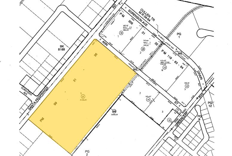 9400-9500 Santa Fe Springs Rd, Santa Fe Springs, CA à louer - Plan cadastral - Image 2 de 6