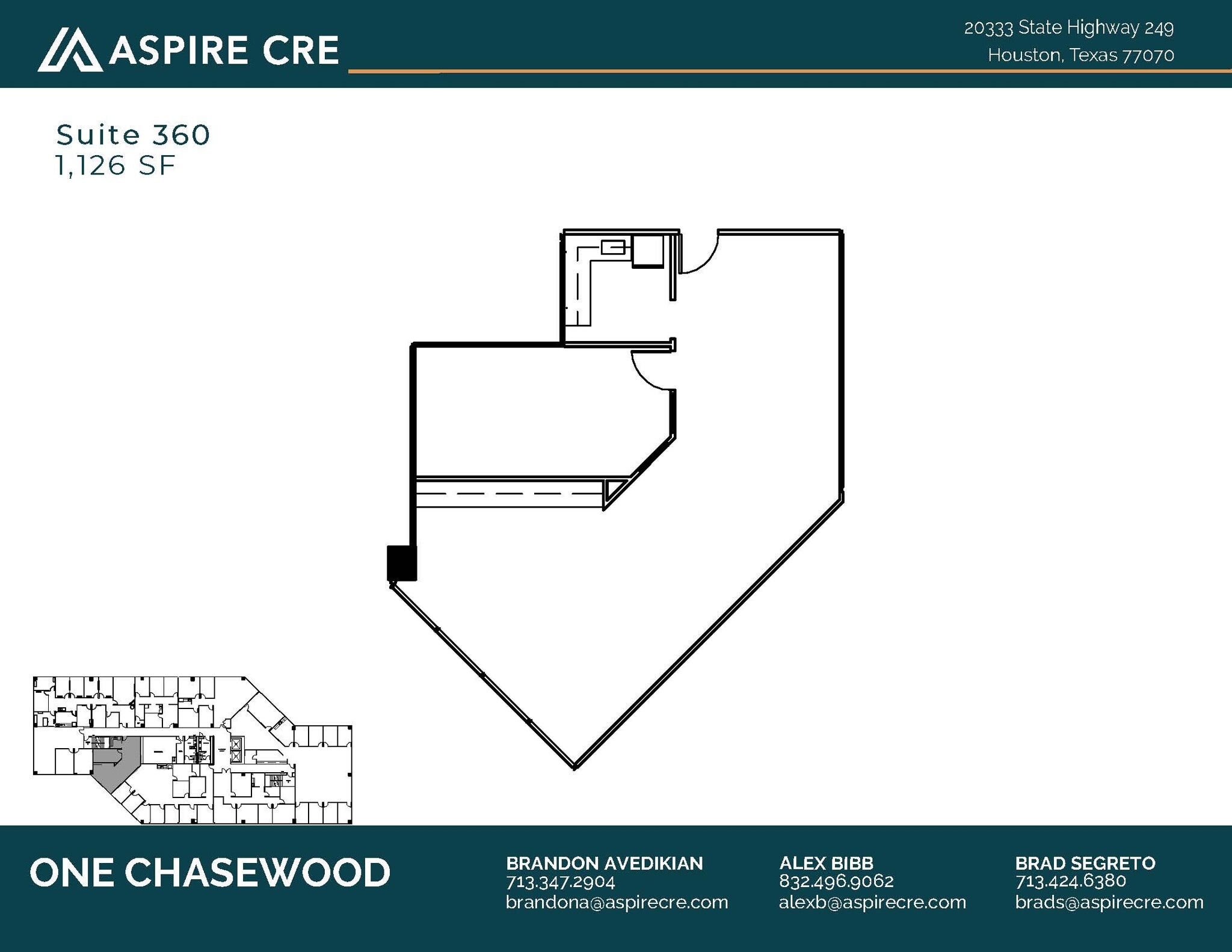 20333 State Highway 249, Houston, TX for lease Floor Plan- Image 1 of 2