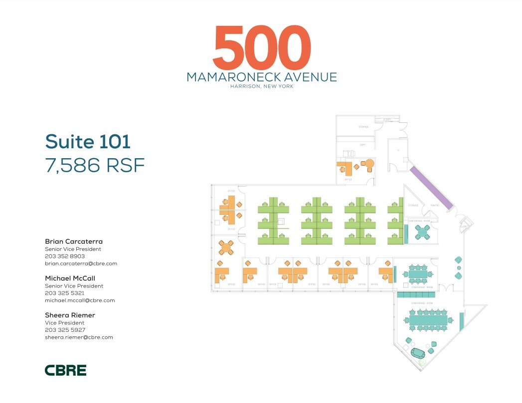 500 Mamaroneck Ave, Harrison, NY à louer Plan d  tage- Image 1 de 1