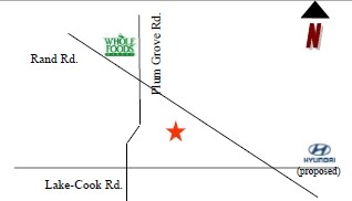 20140-20152 N Rand Rd, Palatine, IL - AERIAL  map view