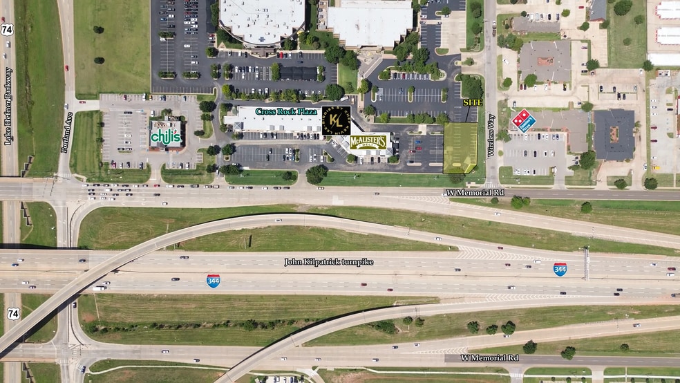W Memorial Rd & Lake Hefner Pkwy, Oklahoma City, OK à louer - Aérien - Image 2 de 3
