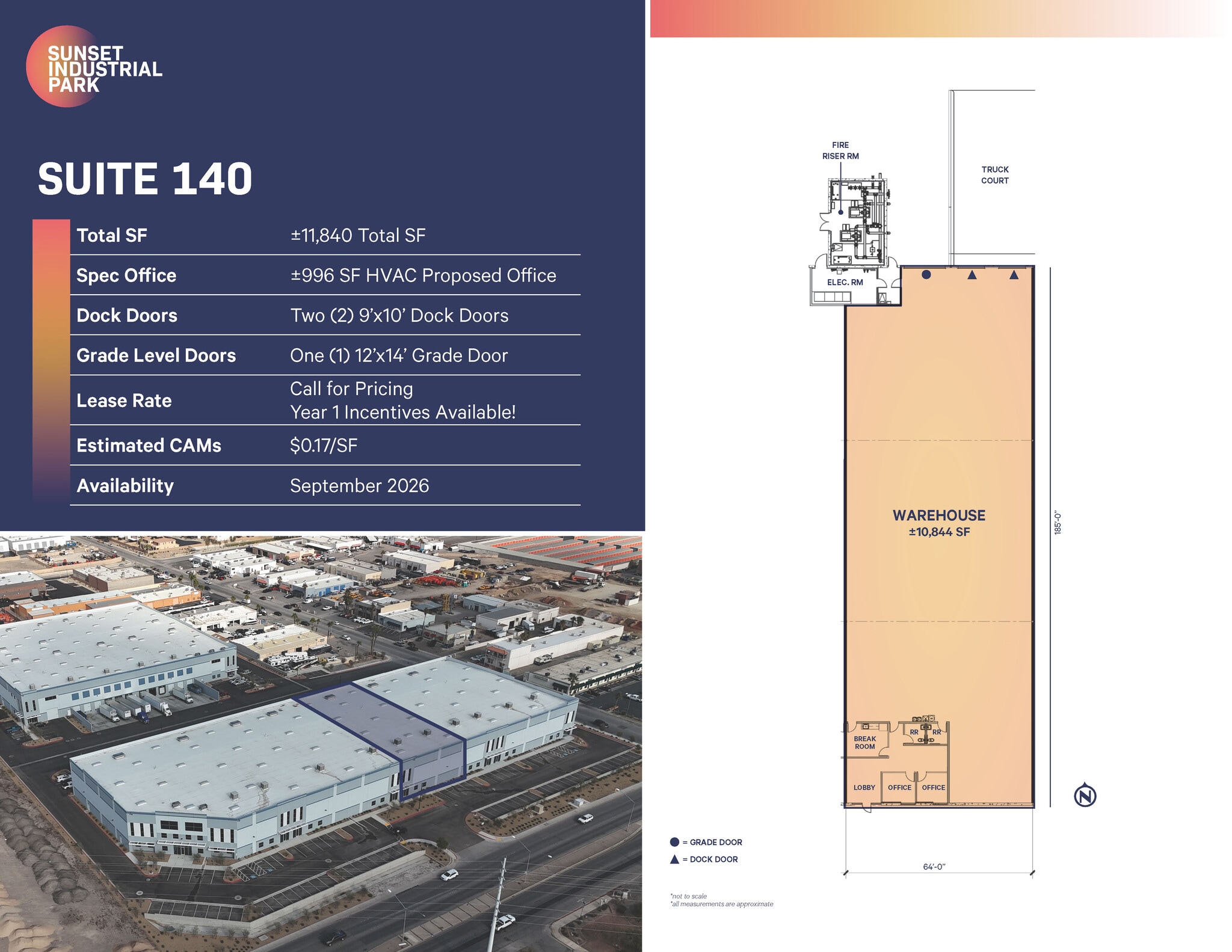 748 W Sunset Rd, Henderson, NV à louer Plan d’étage- Image 1 de 3