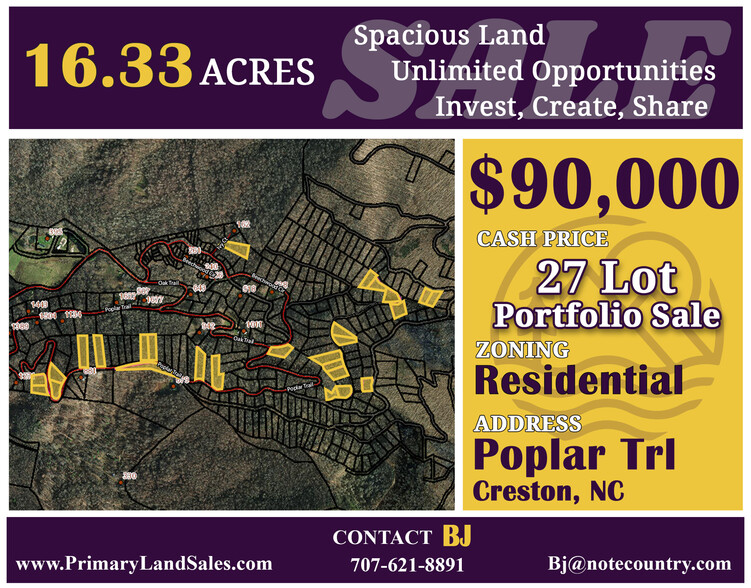 13 Poplar Trl, Creston, NC à vendre - Plan cadastral - Image 1 de 16