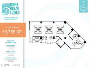 17011 Beach Blvd, Huntington Beach, CA for lease Floor Plan- Image 1 of 2