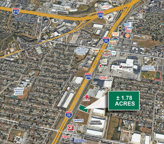 NEC of IH-35 & Eisenhauer, Windcrest, TX à vendre - Photo du bâtiment - Image 1 de 1