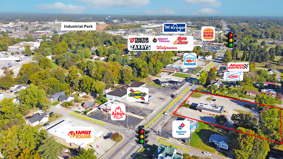 707 N 3rd St, Bardstown, KY for lease - Aerial - Image 1 of 8