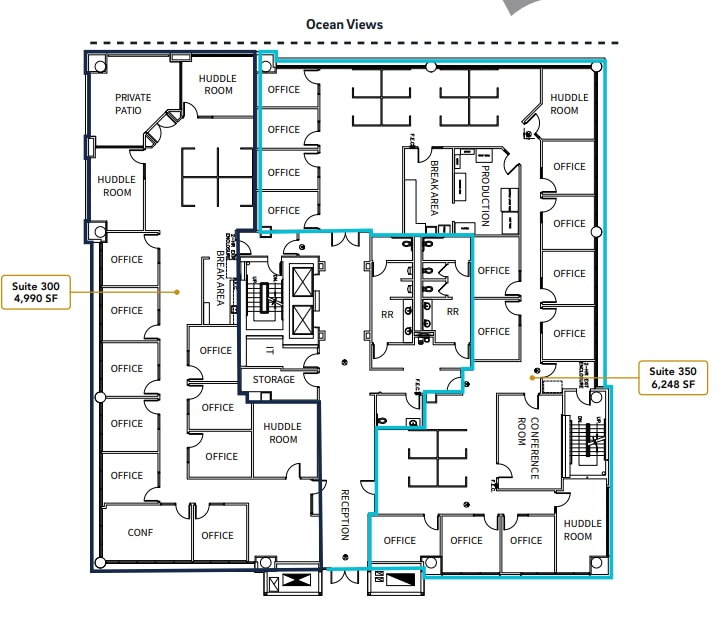3333 N Torrey Pines Ct, La Jolla, CA for lease Floor Plan- Image 1 of 1