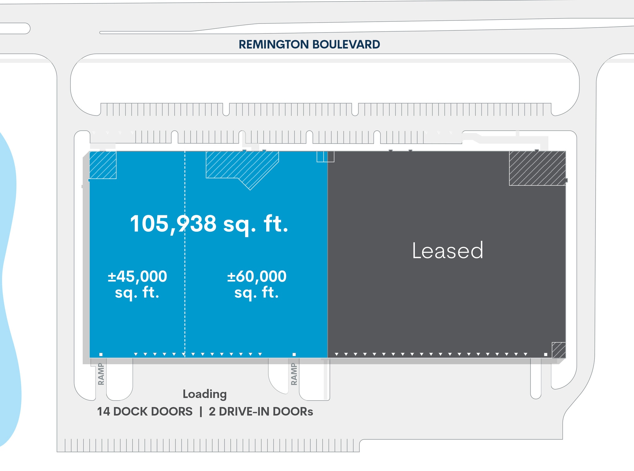 555 Remington Blvd, Bolingbrook, IL for lease Site Plan- Image 1 of 2
