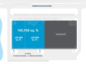 555 Remington Blvd, Bolingbrook, IL for lease Site Plan- Image 1 of 2