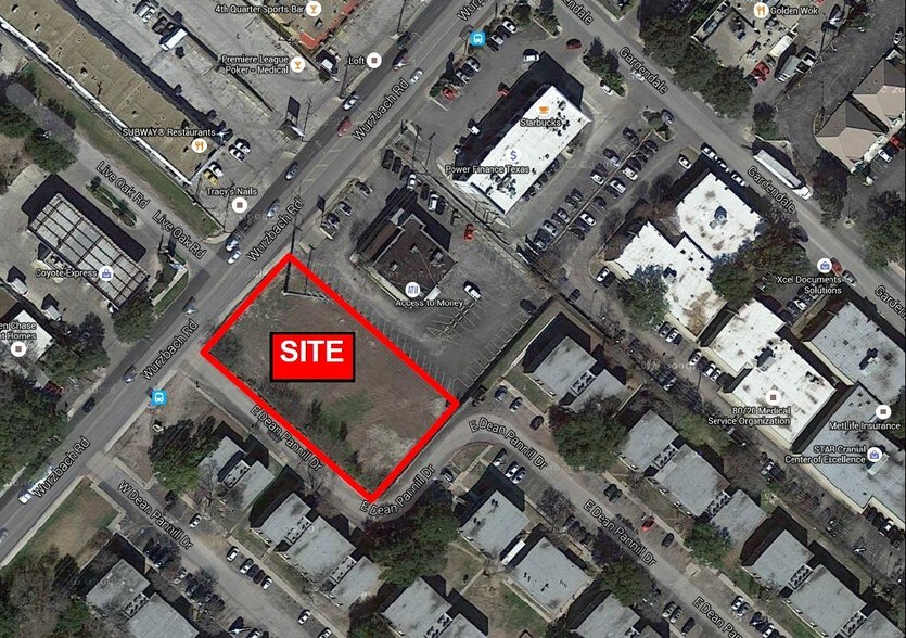 8736 Wurzbach, San Antonio, TX à louer - Aérien - Image 2 de 5