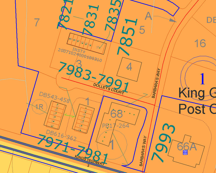 7959-7969 Kings Hwy, King George, VA à louer - Plan cadastral - Image 2 de 25