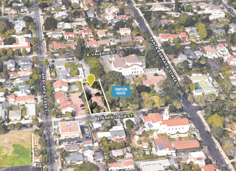111 E Arrellaga St, Santa Barbara, CA for sale - Aerial - Image 3 of 20