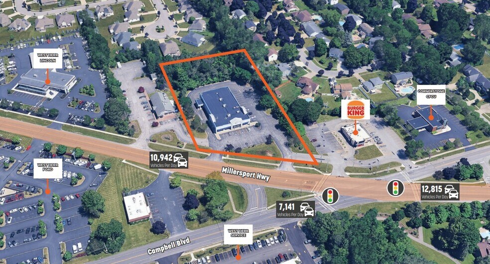 2545 Millersport Hwy, Getzville, NY à vendre - Photo du bâtiment - Image 2 de 3