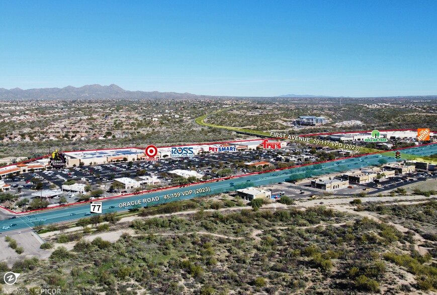 10775-10885 N Oracle Rd, Tucson, AZ à louer - Photo du bâtiment - Image 1 de 4