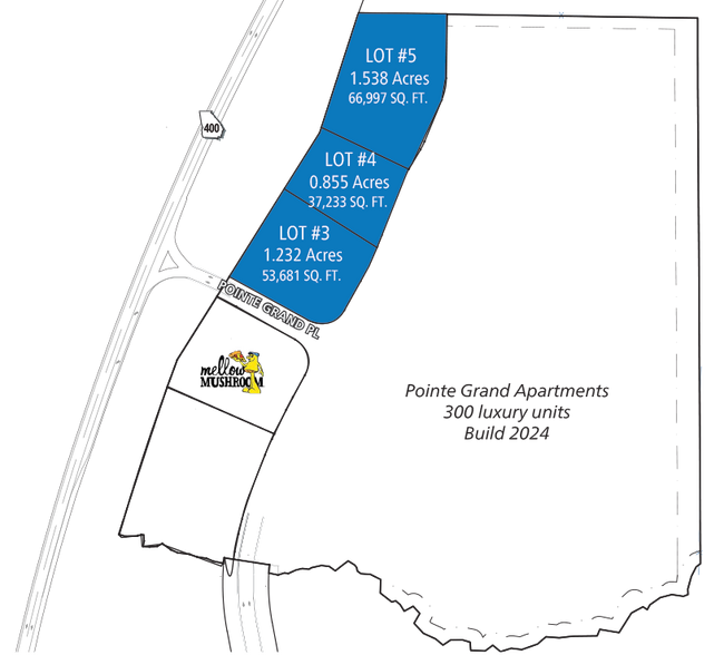 GA 400 & Pointe Grand Place, Dawsonville, GA for sale - Building Photo - Image 2 of 2