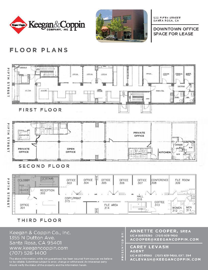 533 5th St, Santa Rosa, CA for lease Floor Plan- Image 1 of 1