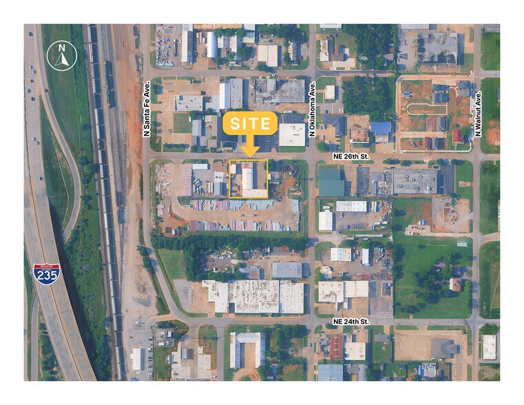 26 NE 26th St, Oklahoma City, OK à louer - Aérien - Image 2 de 2