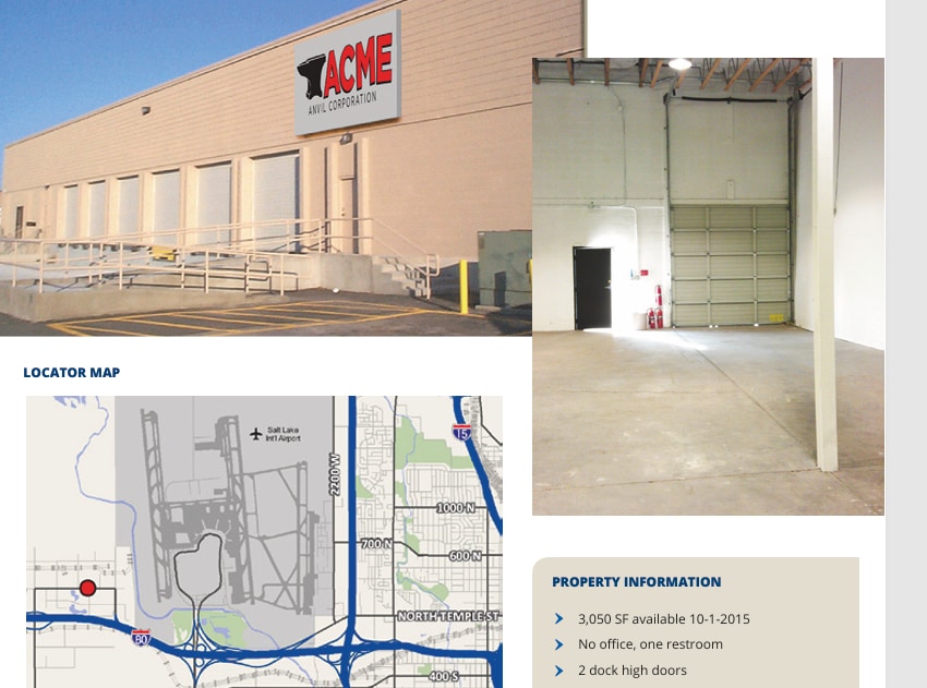 5080 W Amelia Earhart Dr, Salt Lake City, UT à louer Photo du bâtiment- Image 1 de 2