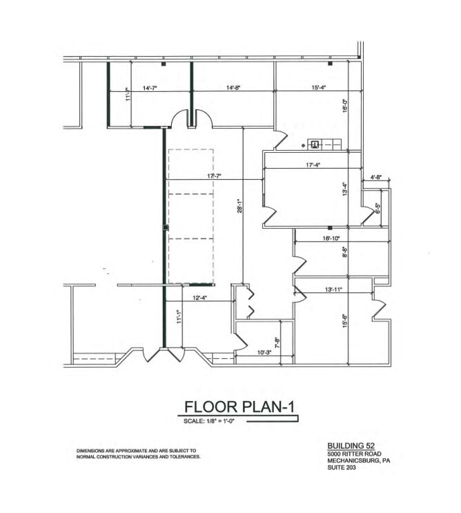 5000 Ritter Rd, Mechanicsburg, PA à louer Plan d’étage- Image 1 de 1