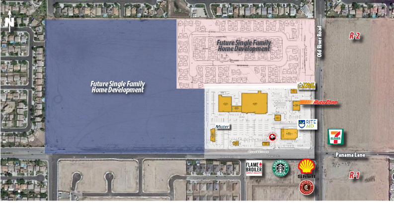 NWC Panama Lane and Old River Road, Bakersfield, CA à louer - Plan de site - Image 1 de 1