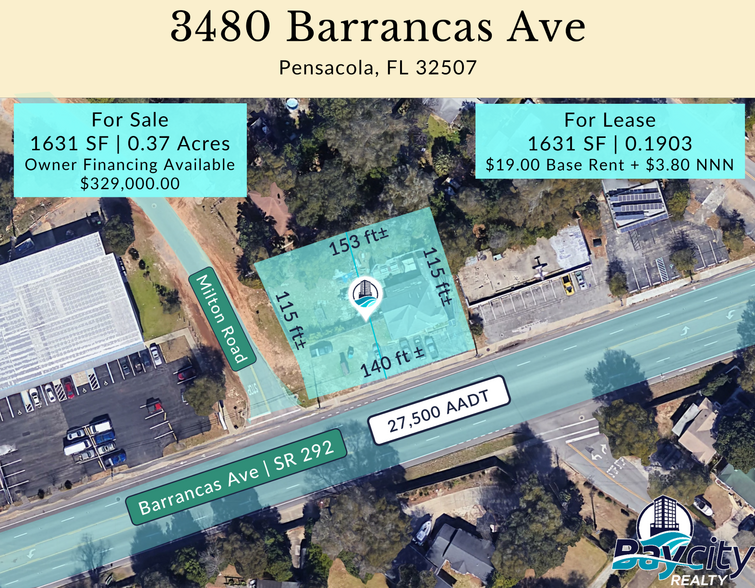 3480 Barrancas Ave, Pensacola, FL for lease - Interior Photo - Image 2 of 17