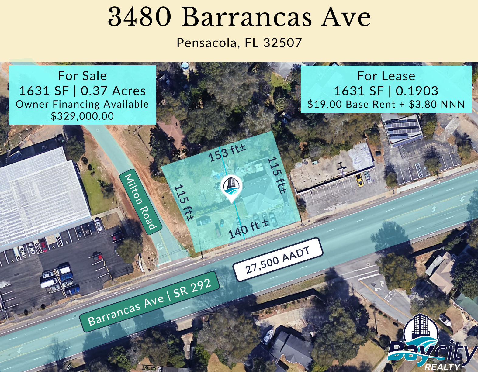 3480 Barrancas Ave, Pensacola, FL for lease Interior Photo- Image 1 of 16