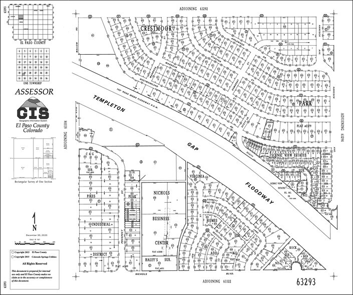 3810 Scott Ln, Colorado Springs, CO à vendre - Plan cadastral - Image 3 de 3