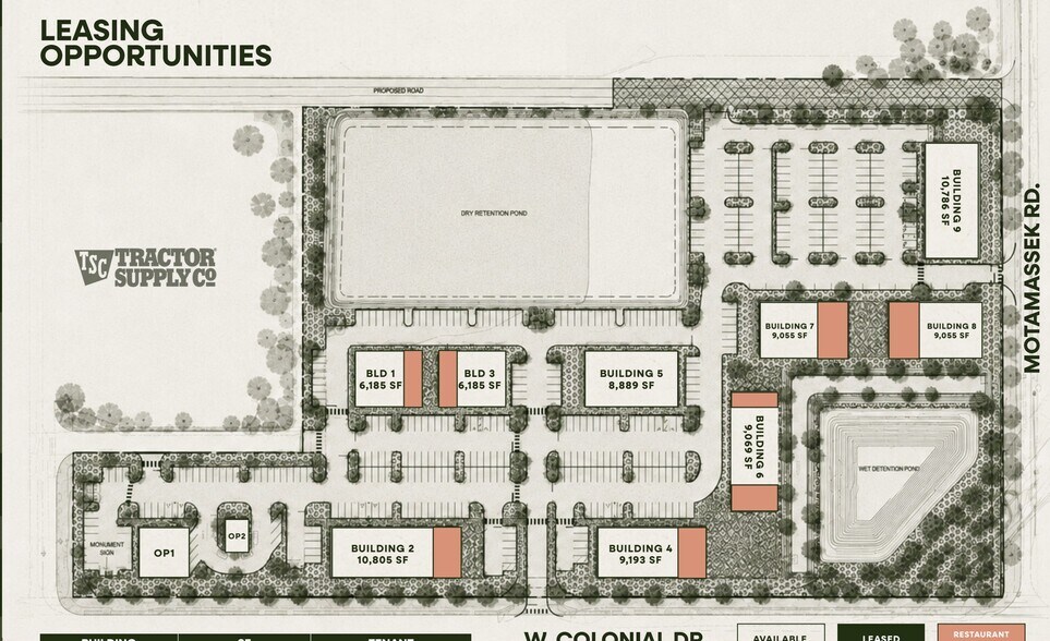 15811 W Colonial Dr, Oakland, FL à louer - Plan de site - Image 3 de 10