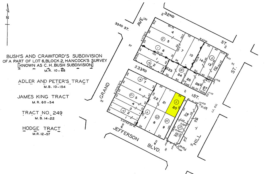 230 33rd, Los Angeles, CA for lease - Plat Map - Image 2 of 3