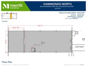 823 Hammonds Ferry Rd, Linthicum, MD à louer Plan d’étage- Image 1 de 1