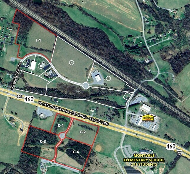 Market Place Dr, Montvale, VA à vendre - Plan de site - Image 1 de 2