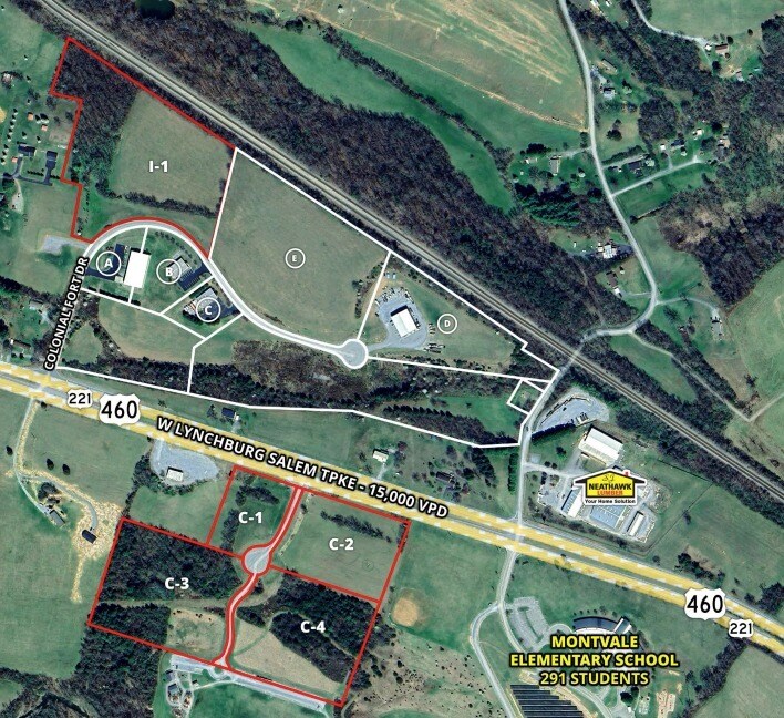 Market Place Dr, Montvale, VA à vendre Plan de site- Image 1 de 3