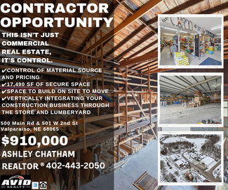Plus de détails pour Oak Valley Lumber & Supply – à vendre, Valparaiso, NE