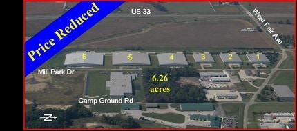 1091 Mill Park Dr, Lancaster, OH - AERIAL map view - Image1