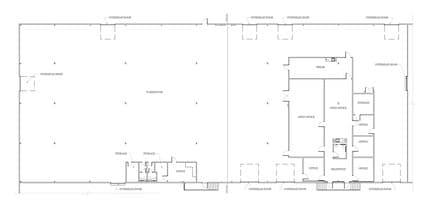 2402-2404 Blue Smoke Ct, Fort Worth, TX for lease Floor Plan- Image 2 of 2